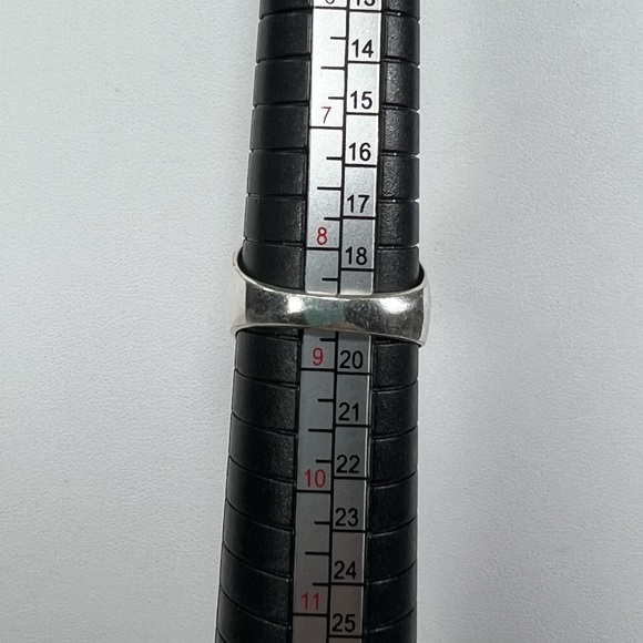 Rough Amethyst 925 Gemstone Ring size 8.5 - Picture 3 of 5